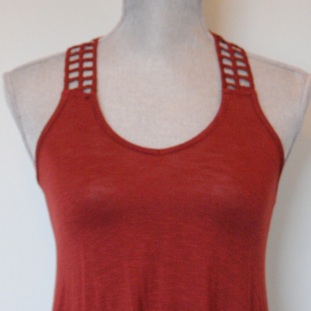 NWT [American Rag] crocheted back tank top #546 - Picture 3 of 5